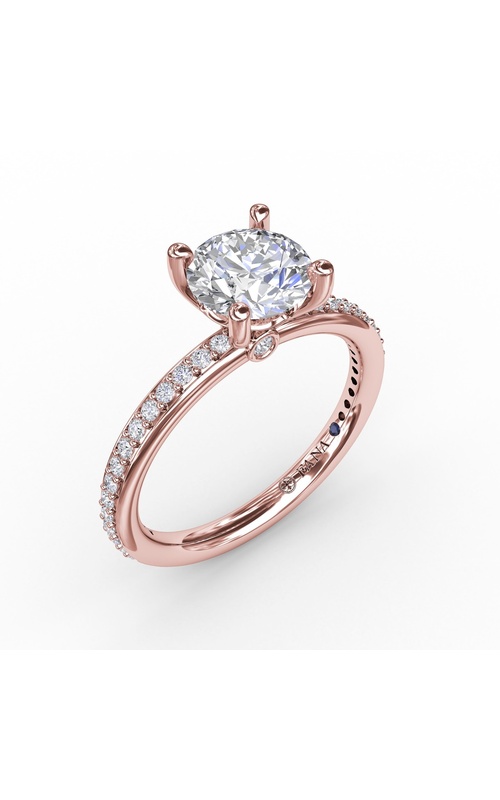 Fana Bridal Engagement Ring S3206-14kt-Rose