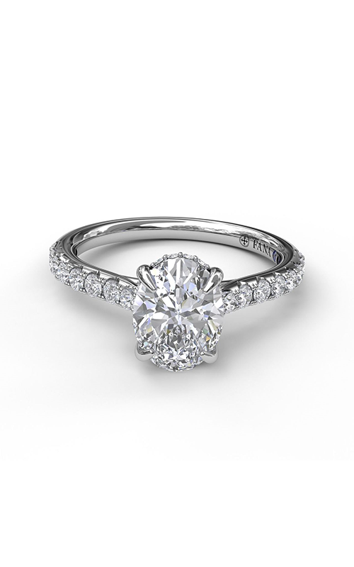Fana Classic Engagement Ring S3025-Platinum