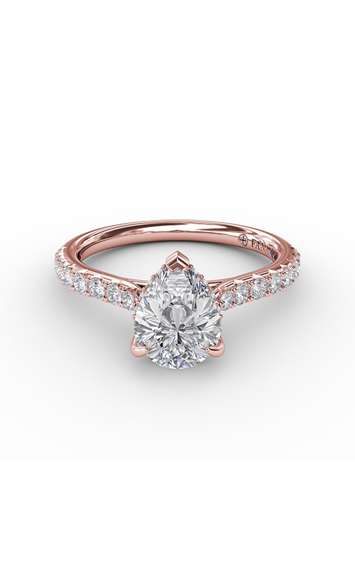 Fana Classic Engagement Ring S3027-18kt-Rose