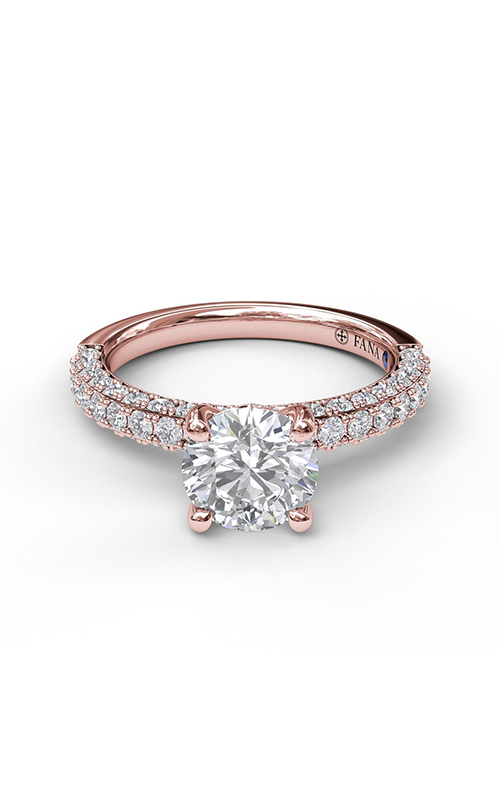 Fana Classic Engagement Ring S3033-14kt-Rose