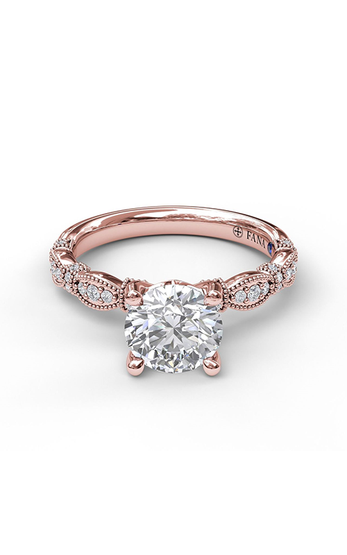Fana Classic Engagement Ring S3039-14kt-Rose