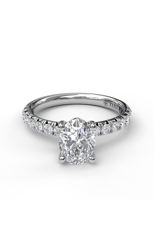 Fana Classic Engagement Ring S3031-14kt-White