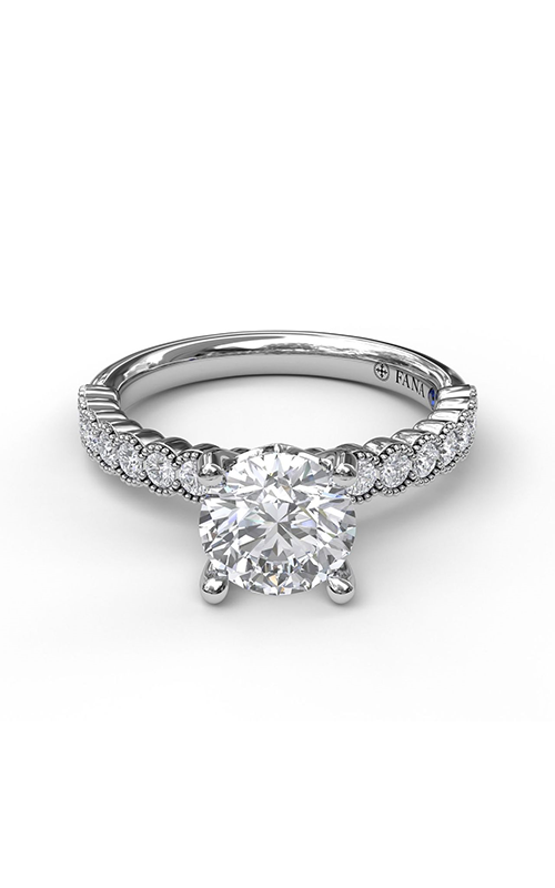 Fana Classic Engagement Ring S3037-14kt-White