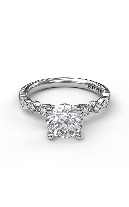 Fana Classic Engagement Ring S3040-14kt-White