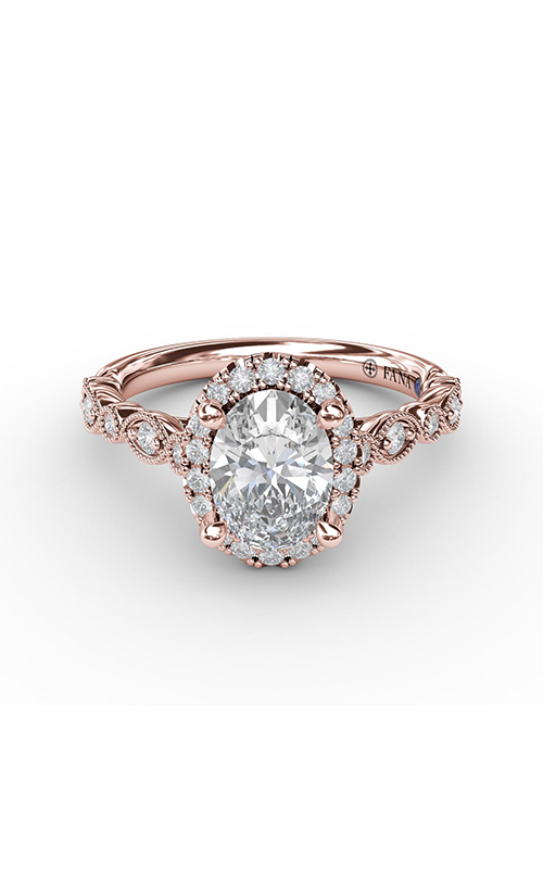 Fana Classic Engagement Ring S3065-14kt-Rose