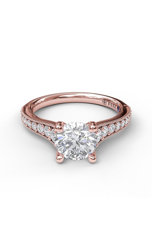 Fana Classic Engagement Ring S3091-14kt-Rose