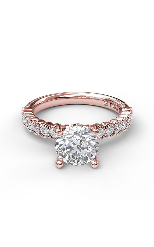 Fana Classic Engagement Ring S3037-18kt-Rose