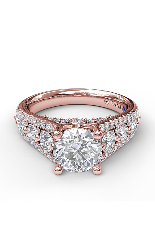 Fana Classic Engagement Ring S3396-18kt-Rose
