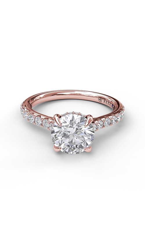 Fana Classic Engagement Ring S3024-14kt-Rose