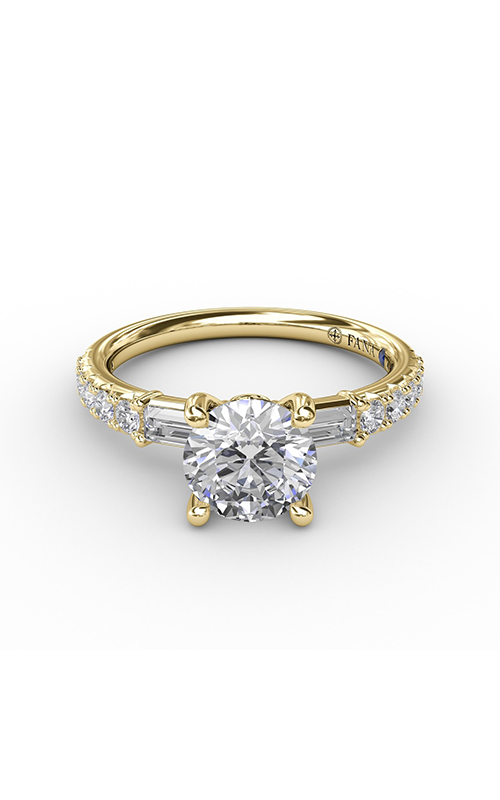Fana Classic Engagement Ring S3327-18kt-Yellow