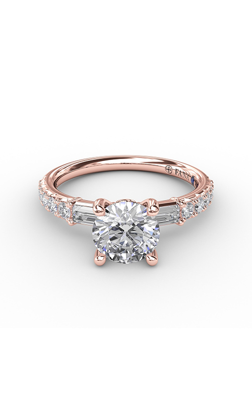 Fana Classic Engagement Ring S3327-18kt-Rose