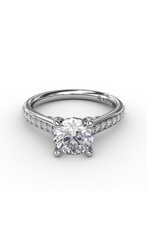 Fana Classic Engagement Ring S3331-18kt-White Fana Classic Engagement Ring S3331-18kt-White