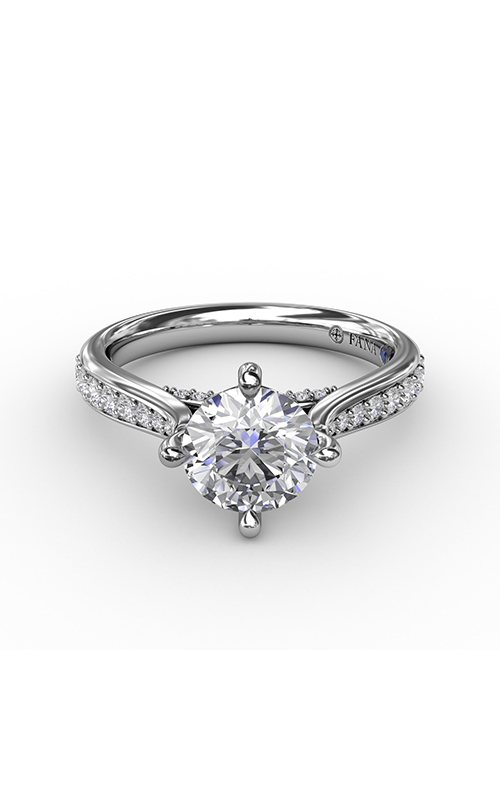 Fana Classic Engagement Ring S3333-14kt-White