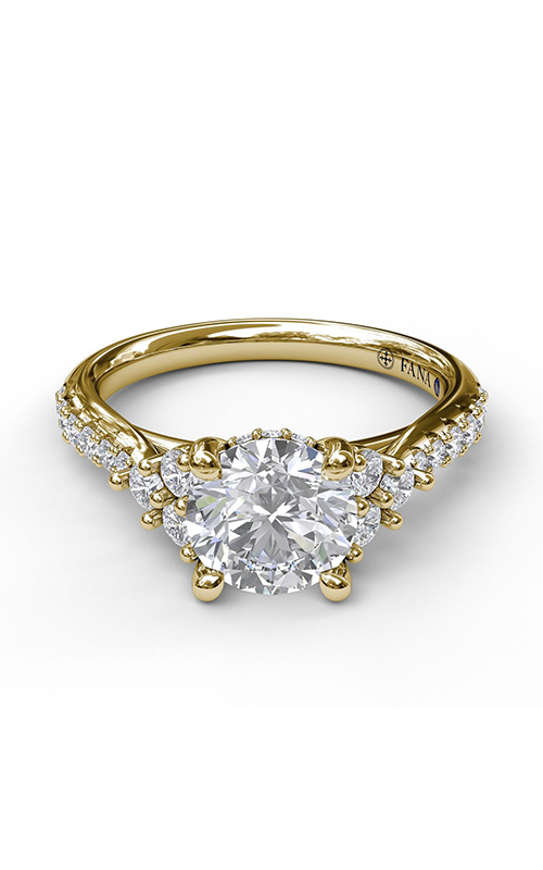 Fana Classic Engagement Ring S3374-18kt-Yellow