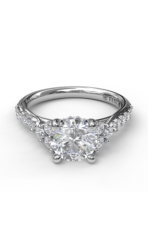 Fana Classic Engagement Ring S3374-Platinum