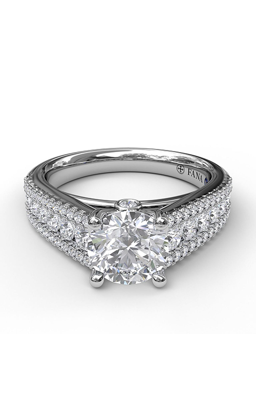 Fana Classic Engagement Ring S3391-Platinum