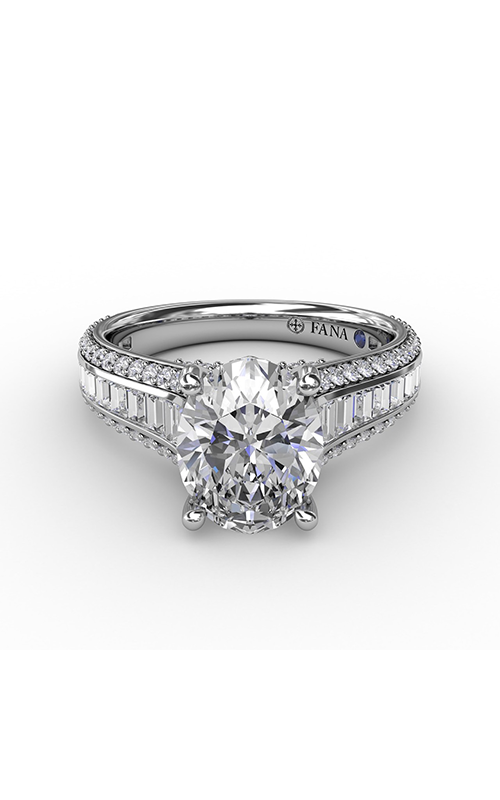 Fana Classic Engagement Ring S3310-14kt-White