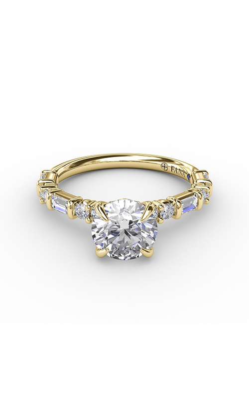 Fana Classic Engagement Ring S3320-18kt-Yellow