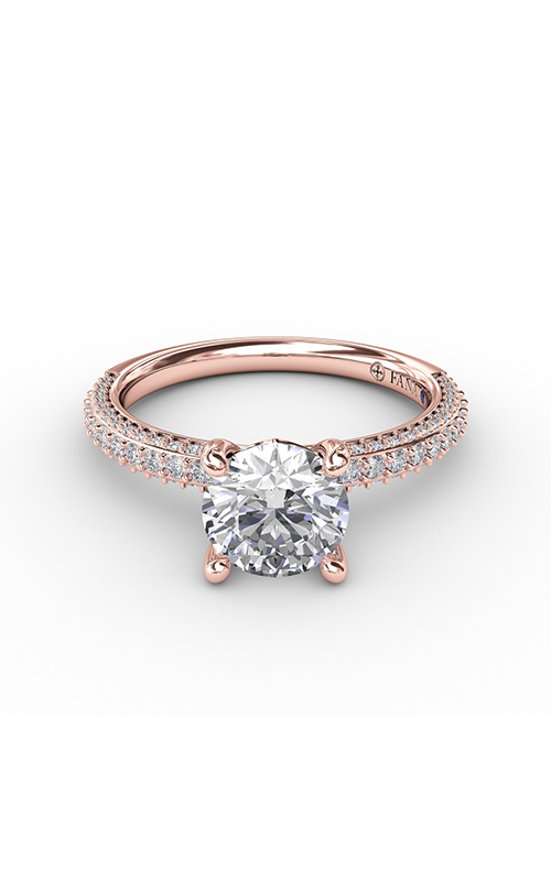 Fana Classic Engagement Ring S3334-14kt-Rose