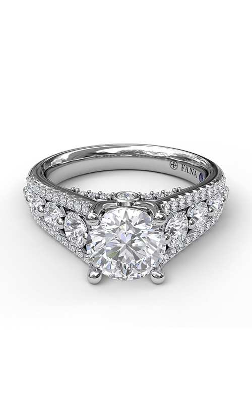 Fana Classic Engagement Ring S3396-18kt-White