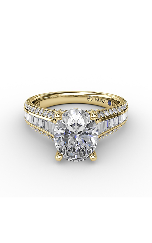 Fana Classic Engagement Ring S3310-18kt-Yellow