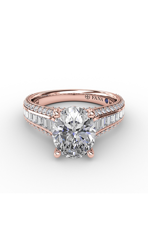 Fana Classic Engagement Ring S3310-18kt-Rose