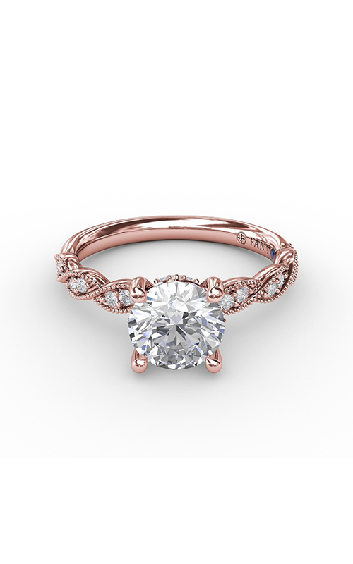 Fana Classic Engagement Ring S3248-18kt-Rose
