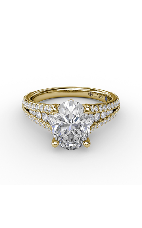 Fana Classic Engagement Ring S3325-18kt-Yellow