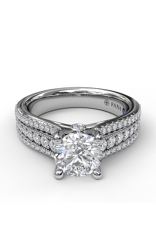 Fana Classic Engagement Ring S3602-Platinum