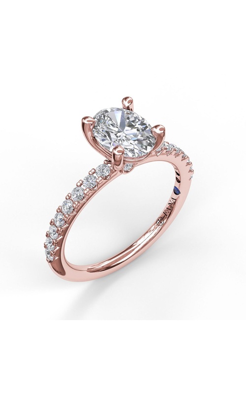 Fana Bridal Engagement Ring S3002-14kt-Rose