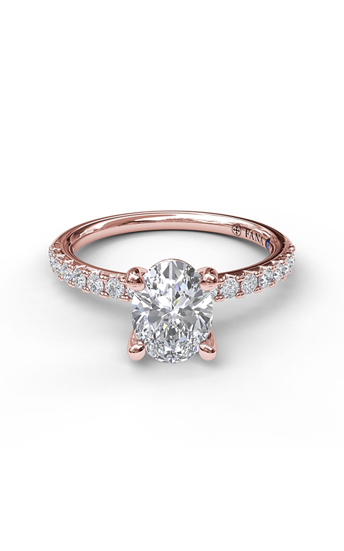 Fana Classic Engagement Ring S3002-14kt-Rose