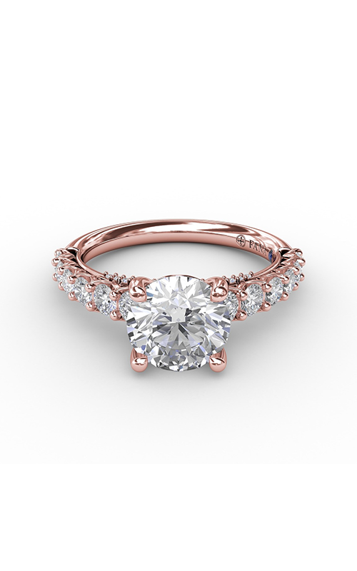 Fana Classic Engagement Ring S3178-18kt-Rose