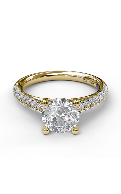 Fana Classic Engagement Ring S3809-18kt-Yellow