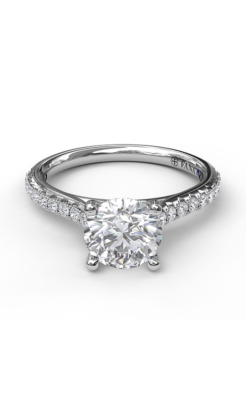 Fana Classic Engagement Ring S3818-14kt-White