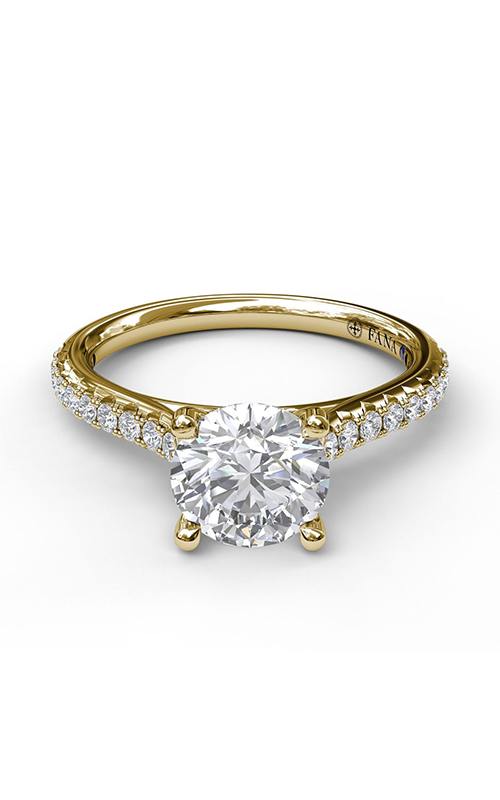 Fana Classic Engagement Ring S3818-18kt-Yellow