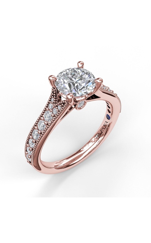Fana Bridal Engagement Ring S3827-14kt-Rose