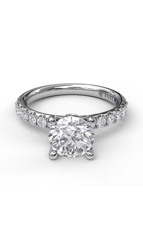 Fana Classic Engagement Ring S3846-14kt-White