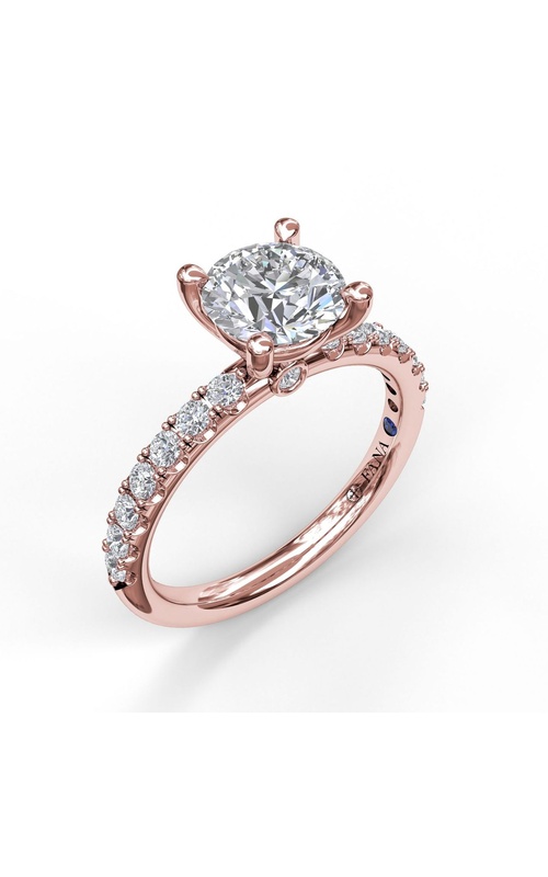 Fana Bridal Engagement Ring S3846-14kt-Rose