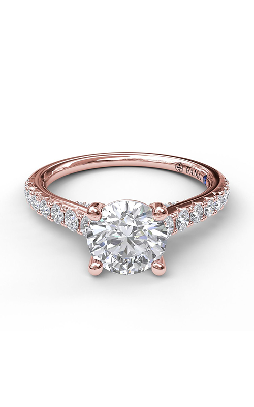 Fana Classic Engagement Ring S3862-14kt-Rose