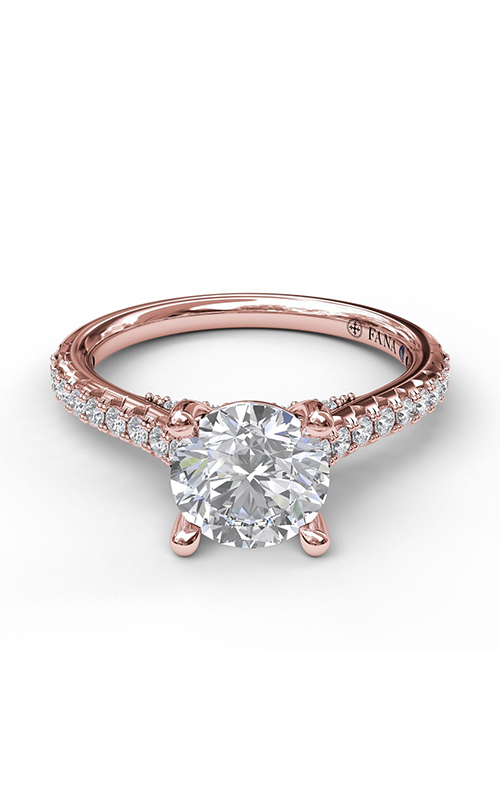 Fana Classic Engagement Ring S3879-14kt-Rose