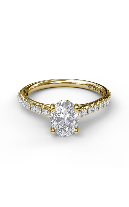 Fana Classic Engagement Ring S3880-18kt-Yellow