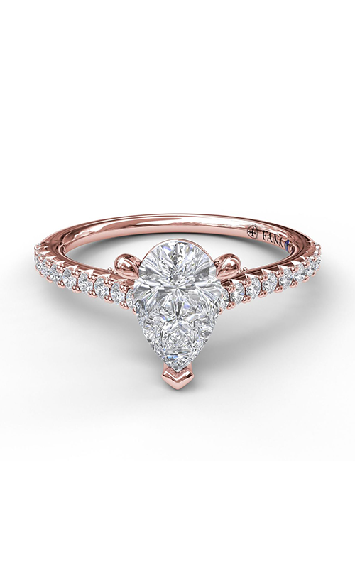 Fana Classic Engagement Ring S3881-18kt-Rose