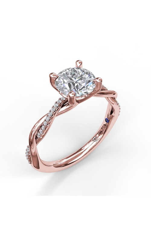 Fana Bridal Engagement Ring S3901-14kt-Rose