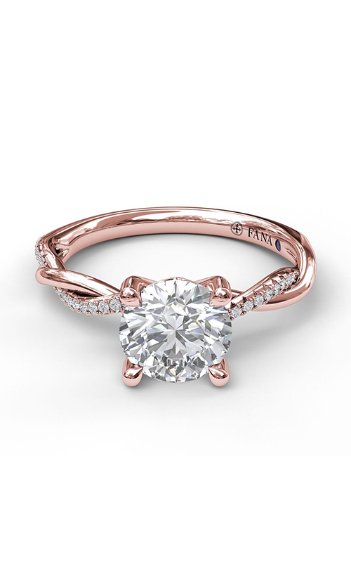 Fana Classic Engagement Ring S3901-18kt-Rose