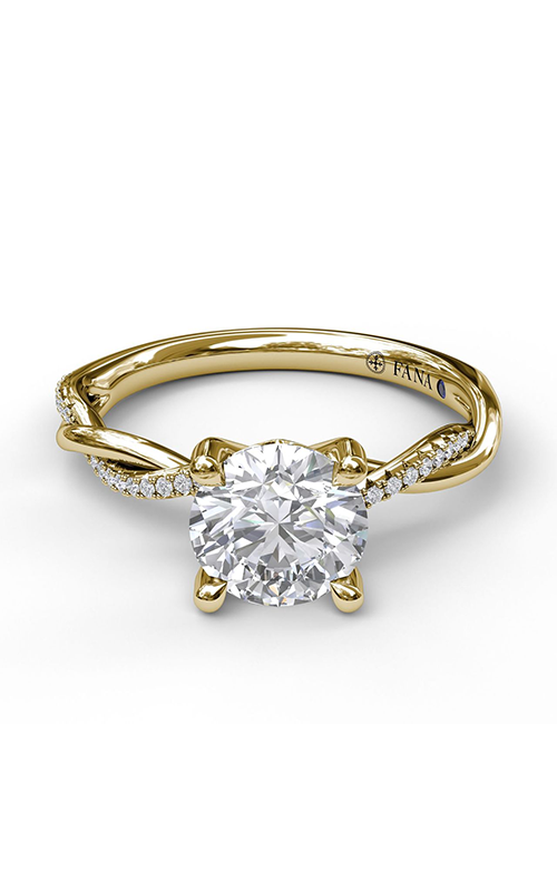 Fana Classic Engagement Ring S3901-14kt-Yellow