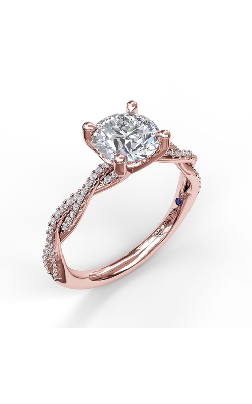 Fana Bridal Engagement Ring S3902-14kt-Rose