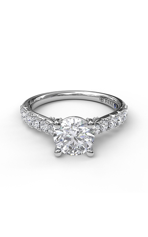 Fana Classic Engagement Ring S3913-14kt-White
