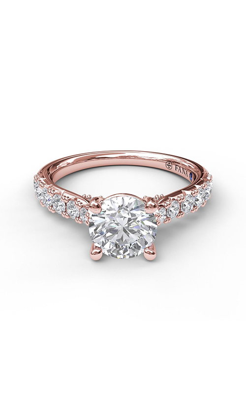 Fana Classic Engagement Ring S3913-14kt-Rose