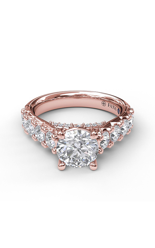 Fana Classic Engagement Ring S3916-14kt-Rose