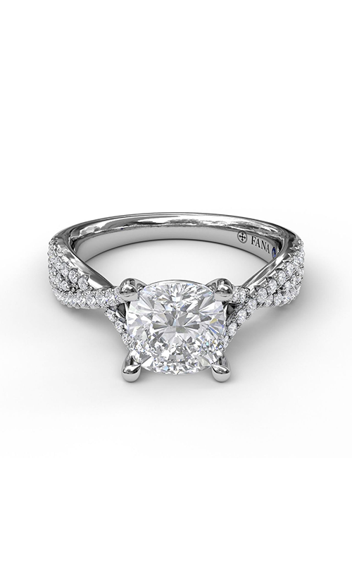 Fana Classic Engagement Ring S3982-14kt-White